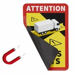 Adesivo magnetico Attenzione Angoli Morti!Camion