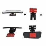 Specchietto per angolo cieco rettangolare - set da 2 pezzi