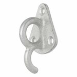 Gancio per corda in metallo con occhiello 70x45mm 5 pezzi