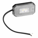 Lampada di segnalazione 12 24V bianco 80 x 44 mm LED