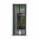 Zanzariera per porta con chiusura magnetica