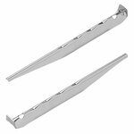 Picchetto per tenda 18 5 cm in alluminio rigato 6 pezzi in sacchetto di plastica