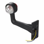 Larghezza rosso chiaro bianco 185mm angolato