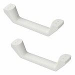 Maniglia di manovra bianca - set da 2 pezzi