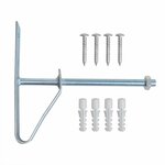 Set porta pneumatici 2 pezzi montaggio a parete