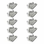 Gancio per corda in metallo 40x45mm 10 pezzi