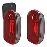 Larghezza luce LED rosso bianco destra