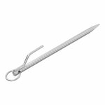 Picchetto da terra 41cm con gancio e anello