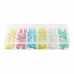Mini fusibili a lama assortiti 120 pezzi in scatola di plastica
