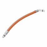 Raccordo tubo flessibile 25 cm rosso 45 passacavo