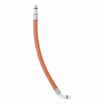 Raccordo tubo flessibile 25 cm rosso 45 passacavo
