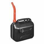 Tanica 10L plastica nera omologata UN