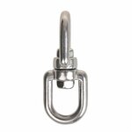 Serratura girevole 8mm  acciaio inox A4 AISI 316  occhio occhio  2.500 daN