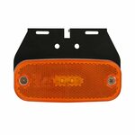 Luce di posizione laterale 10-30V arancione 110x45mm LED con supporto