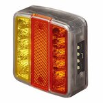 Fanale posteriore 4 funzioni 98x105mm 14LED PM