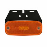 Luce di posizione laterale 10-30V arancione 110x45mm LED con supporto