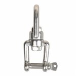 Lucchetto girevole 8mm  acciaio inox A4 AISI 316  occhio forcella  2.500 daN
