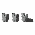 Clip per tenda da sole con chiusura a torsione - set da 3 pezzi