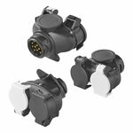 Adattatore spina da 13 a 2x 7 poli tipo N S