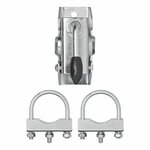 Morsetto 48mm per ruotino anteriore + 2x staffa a U 60 70mm