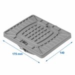 Piedini stabilizzatori XL - set da 4 pezzi