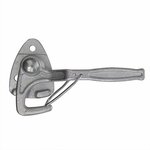 Gancio valvola n. 0 destra 140mm con occhiello avvitabile