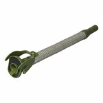 Beccuccio erogatore flessibile in metallo per benzina 20mm