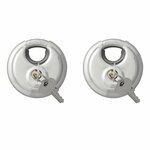 Lucchetto a disco 70mm 2 pezzi con chiave uguale