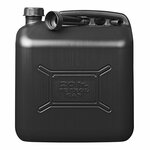 Tanica 20L plastica nera omologata UN