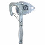Gancio valvola n. 1 destro 170mm con occhiello avvitabile