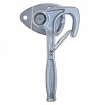 Gancio valvola n. 1 a sinistra 170mm con occhiello avvitabile