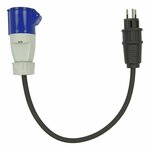 Cavo prolunga 40cm 3x1 5mm² da spina svizzera a CEE