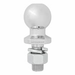 Gancio di traino a sfera dritto M22 x 50mm omologato tipo E