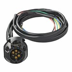 Kit cablaggio gancio traino 7 poli PVC + cavo 1 50M