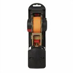 Cinghia di ancoraggio con cricchetto + 2 ganci 350cm 320kg avvolgimento automatico