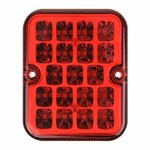 Fanale fendinebbia posteriore 100x81mm 19LED