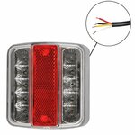 Fanale posteriore 4 funzioni 98x105mm 14LED