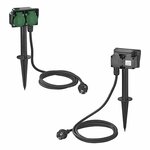 Picchetto da giardino Schuko 2x2M 3x2 5mm²