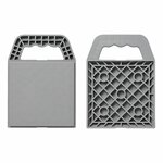 Piastre di base impilabili con maniglia - set da 4
