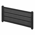 Rete portaoggetti elastica XL 45 x 26 5 cm con attacco in plastica