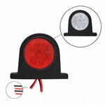 Larghezza luce rosso bianco 68x62mm 8LED