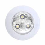 Plafoniera da superficie 3 led 12V 290lm dia 95x25mm