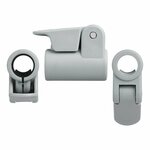 Morsetto per tubo per palo tenda con sgancio rapido 19-22mm - set da 4 pezzi