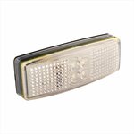 Lampada di segnalazione 12 24V bianco 110x40mm LED