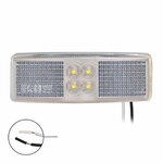 Lampada di segnalazione 12 24V bianco 110x40mm LED