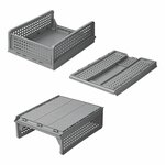 Organizer da cucina impilabile a 2 strati
