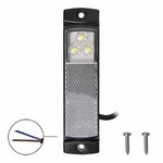 Lampada di segnalazione 12 24V bianco 126x30mm LED