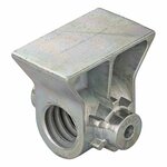 Blocco mandrino di supporto angolare  M20 x dia 15 mm adatto per dadi in plastica