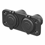 Kit da incasso: presa 12V + caricabatterie rapido USB tipo A+C 2 vie 3A