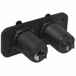 Kit da incasso: presa DIN + porta USB doppia tipo A 2x2100mA